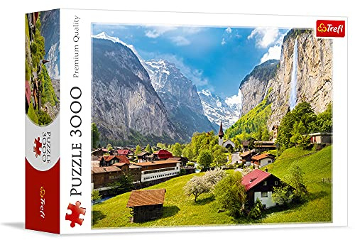 Trefl TR33076 - Puzle Premium de 3000 Piezas de Lauterbrunnental (3000 Piezas)