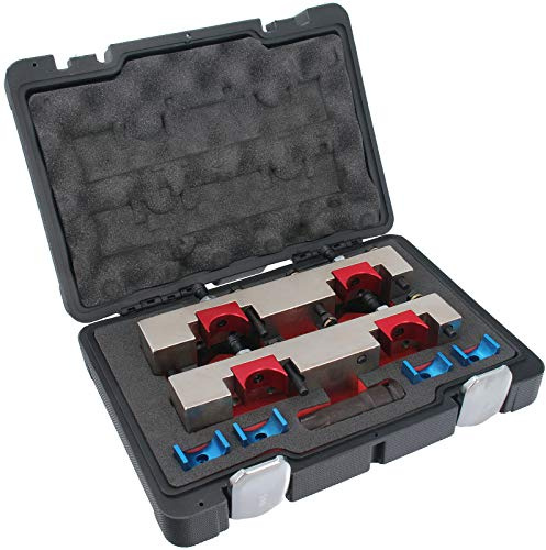 GEPCO Nockenwellen-Arretierungs-Ausrichtungs-Werkzeugsatz Motor Einstellwerkzeug Timing Tool Kit kompatibel mit Mercedes Benz M133 M270 M274 A-Klasse B-Klasse mit Koffer OEM 270589016100 270589006100