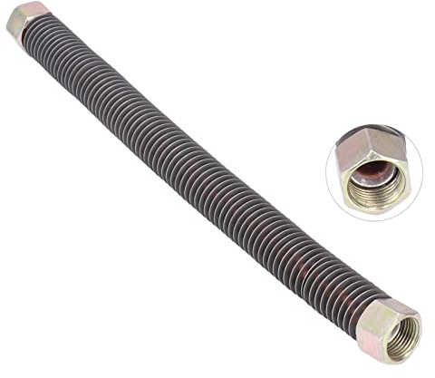 Tubo di Scarico per Compressore Aria 12 mm con Connettore 3 4 16UNF Accessorio Pneumatico in Lega di Alluminio Rivestita di Rame per Sistemi ad Aria Compressa Tubo di Scarico Compressore Aria 12mm