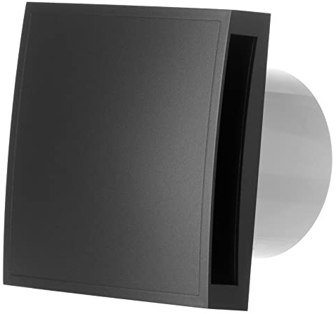 Steinberg14 100mm Extractor de Baño y Cocina, con Frente de Color Antracita, para Ventilación de Aire