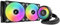 ARCTIC Liquid Freezer III 280 A-RGB - Refrigeracion Liquida PC, AIO para CPU, Intel y AMD, Bomba eficiente controlada por PWM, Ventilador: 200–1900 rpm, LGA1851 y LGA1700 Contact Frame - Negro