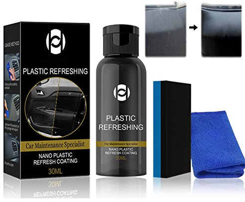 Miooto Car Plastic Revitalizing Coating Agent - Brillantante Riparatore, Parti Ristrutturanti