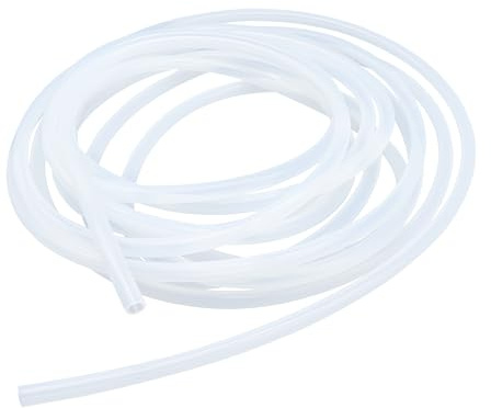 LAVMHAB Silikonschlauch 6mm ID x 10mm OD 5 Meter Länge, Lebensmitteltaugliche Schläuche Flexibler Schlauch Klar Wasser Luft Rohre für die Pumpe übertragen
