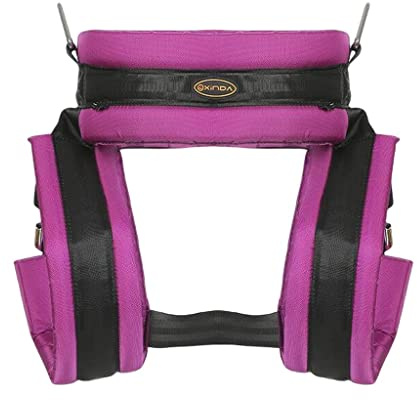Ronyme Nylon Bungee Trampolin Gurt Geschützter für Kinder, Lila L