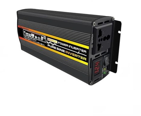 Convertidor Inversor Corriente Transformador De Voltaje 3000W 12V/24V/48V/60V A CA 110V 220V Convertidor Potencia Inversor Solar Inversor Onda Sinusoidal Pura(DC 48V,60Hz 220V)