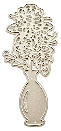 Metall-Stanzschablone mit Blumen-Motiv, Karbonstahl, Schablone, Scrapbooking, für Karten, als Dekoration