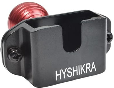 HYSHIKRA Supporto per radio bidirezionale per camion e walkie talkie, accessorio per radio palmare/microfono/altoparlante radio mobile, compatibile con Baofeng Kenwood Motorola Quansheng (BLACK)