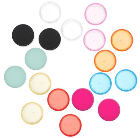 HONMEET Boîte de Rangement pour Échantillons de Crème Visage Ronde, Accessoire de Voyage, Récipients Cosmétiques PP, 100 Pcs