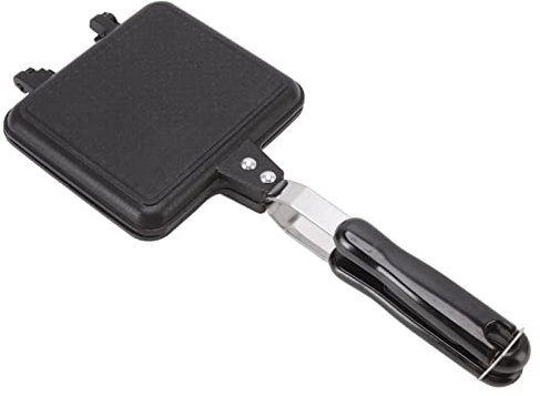 KIMISS Poêle à frire double face, grille amovible, moule à panini, anti-adhésif, grille-pain, presse, pain plat antiadhésif, moule à petit-déjeuner