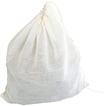 Luxshiny 50 Pièces Filtre Coton Réutilisable Avec Cordon Filtre à Thé Passoire Pour Thé Café Et Jus De Fruits