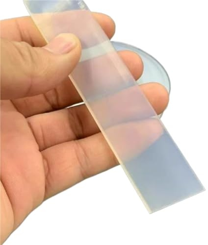 Joints de porte de douche Bande Plate Solide En Silicone Translucide Blanc 2/5/10 M, Antidérapante, Anti-huile, Absorption Des Chocs, Résistance(1mm,25mm-2M)