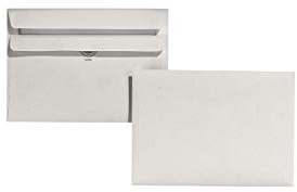 POSTHORN 01200481 Briefumschlag C6 (114x162 mm), 75g recycling-grau, selbstklebend, 1000 Stück