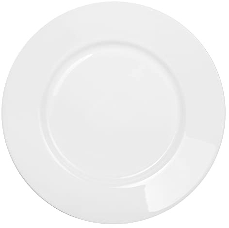 Dajar Speiseteller Every Day, Glas, Weiß, 24 cm, 24 x 24 x 2,1 cm