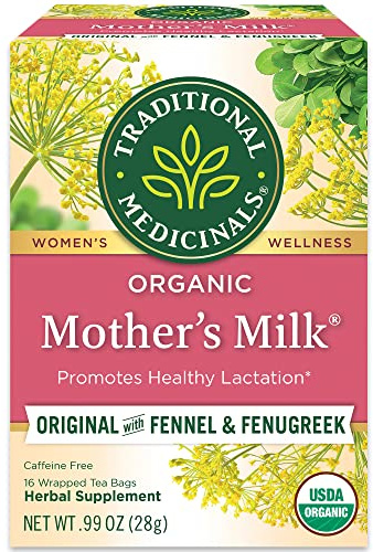 Traditional Medicinals Organic Mother'S Milk Herbal Wrapped Tea Bags, 16 ct