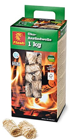 Boomex Anzündwolle - Geschmacksneutral, 1 kg