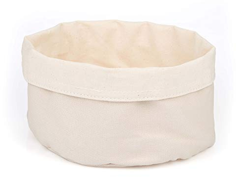 CALUTEA Moderner Stoffbeutel // Brotbeutel // Brötchenkorb // 100% Baumwolle, 20 x 9 cm