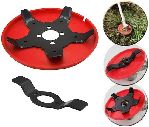 Sumnos Disco Desbrozadora desbrozadoro Cabezal Cortador De Césped Universal, Cuchillas Accesorios, Placa De Doble Uso