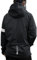 Lo.gas Fahrradjacke Damen Laufjacke Warm Windproof Regenjacke wasserdicht atmungsaktiv 6 Taschen Mit Kapuze Schwarz M
