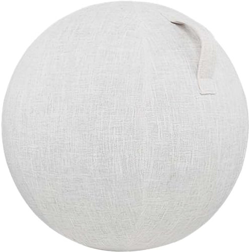 EUXCLXCL Yoga Ball HüLle Staubdicht Sitzball Abdeckung Dauerhaft Gymnastikball Bezug für Sitzball Fitnessball Faltbar Sitzbälle Stoff Bezug für Fitnessball Pilates Yogaball,E,65cm
