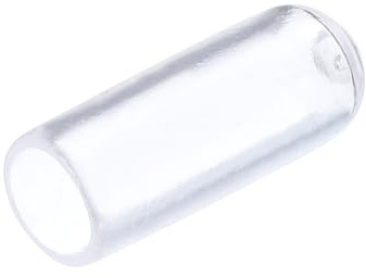 sourcing map 20pcs Rubber End Caps 5mm(3/16) ID Vinyl Bolt Cap Cover Clear | Thread Protectors,pvc round screw protective