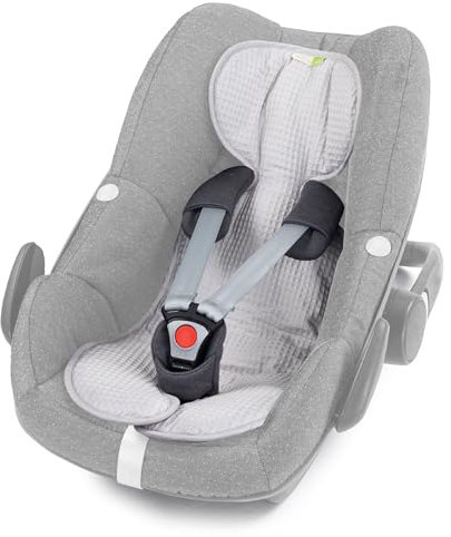 Liebes von priebes Coolair 2in1 Sitzauflage Babyschale Reboarder Gruppe 0 I Schonbezug 2 seitig verwendbar Meshstoff & Baumwollstoff I Sitzeinlage waschbar & atmungsaktiv I Sitzverkleinerer