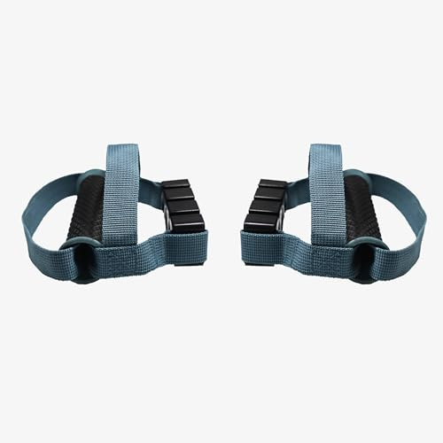 SmartWorkout - Poignées Smartpress Propgrip en Silicone Dur et Antidérapantes - avec Double Lanières pour Barre et Pompes Lestées