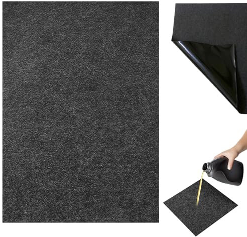 Gohytal Alfombrilla de aceite para coche, 152 x 91 cm, resistente al agua, absorbente