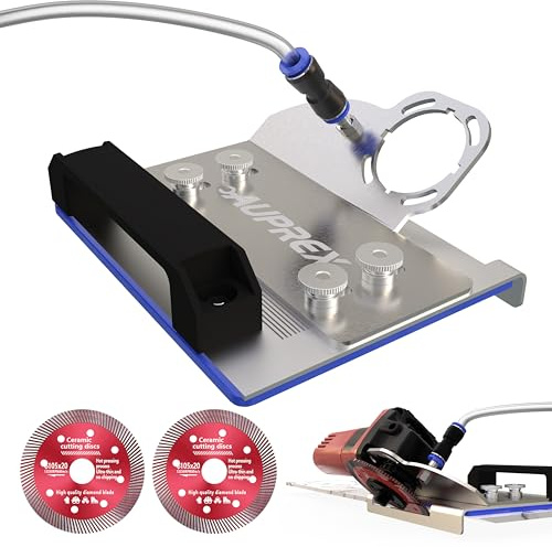 Outil de chanfreinage de carrelage à 45 degrés, support de meuleuse d'angle pour coupe de carrelage à 45°, outils de coupe de carrelage compatibles avec meuleuses d'angle de type 100, accessoires de