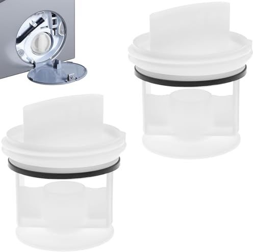 Raheem 2 Stück Flusensieb Filtersieb Kompatibel mit Bosch Siemens Constructa Neff 00647920 00605010 00602008 Waschmaschine Fusselfilter Hochwertiger Ersatz für iQ100 iQ300 iQ500 iQ700 iQ800