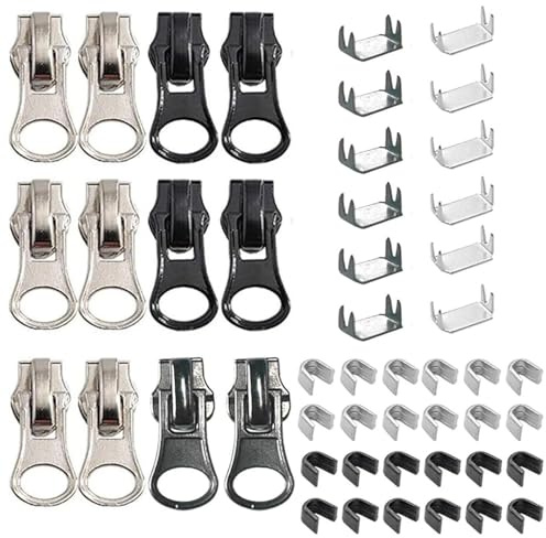 LHZHLE Reißverschluss Reparatur Set (48 Stück)