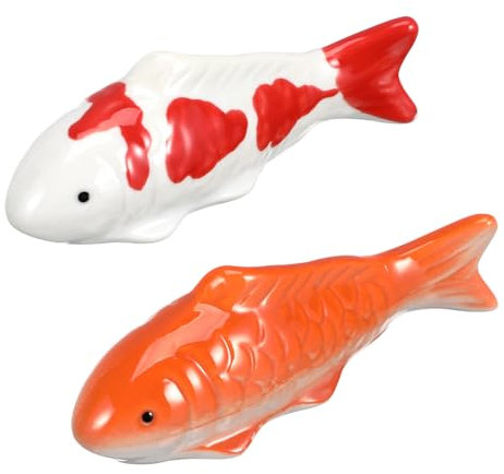 iplusmile 2stücke Schwimmende Keramikfische Für Aquarium Dekorative Fischfiguren Realistisches Aussehen Langlebiges Keramikmaterial