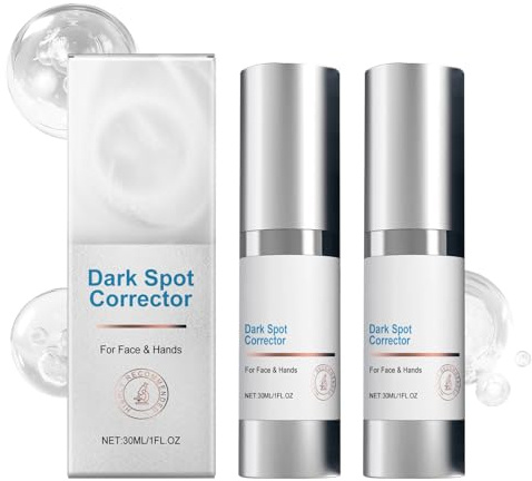 Siero correttore spot nero - solvente naturale scuro scuro che riduce l'iperpigmentazione per tutti i tipi di pelle, cancellazione profondamente duratura per viso e mani (2)
