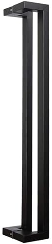 GXXINGIN Sliding Door Handles Sets Black | Barn Door Handles and Pulls Hardware Kit | Internal/External Double Side Door Pull Bar for Patio Kitchen Bathroom Office Replacement