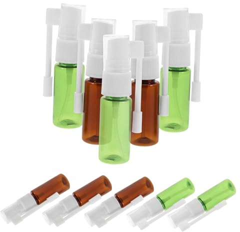 Veemoon 10pièces Flacon Pulvérisateur Nasal De Distributeur De Liquide Réutilisable Récipient Pour Spray Nasal