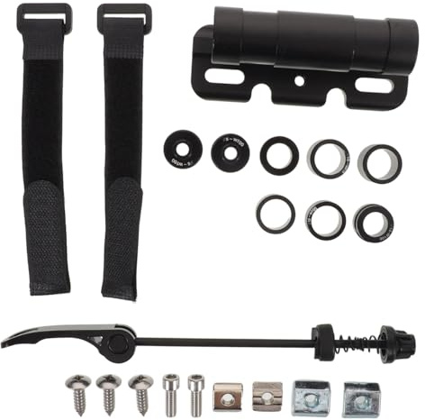 HEMOTON Soporte para Horquilla Delantera De Bicicleta Montaje Rápido para Portabicicletas De Techo para Coche Fácil Instalación Accesorios para Bicicleta Eje De Liberación Rápida para Horq