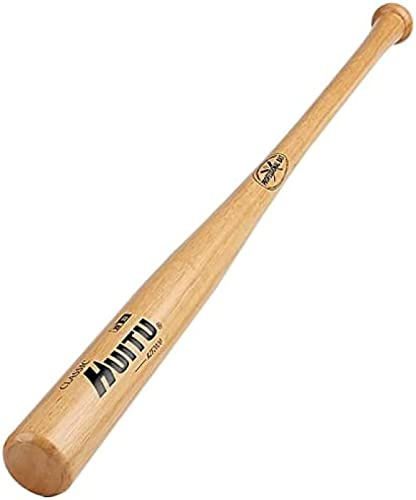 Mazza da baseball in legno, leggera, antiscivolo, per allenamento e difesa domestica, adatta per adulti e bambini