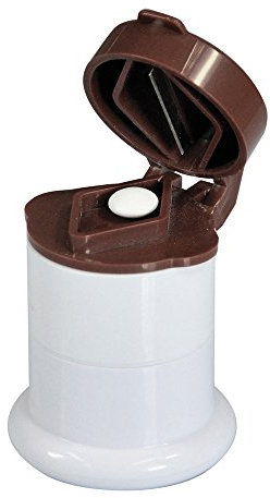 3-in-1 Pill Cutter/Splitter, Crusher and Storage Cut even small Tablets in half Aids those with Limited Dexterity, Weak Grip or those who can’t take large Tablets Ideal for Travel and Home use