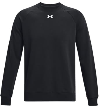 Under Armour Rival Fleece Crew, sporttröja med lös passform, bekväm och varm herrtröja