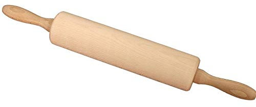 Generico Mattarello in Legno di Faggio Prodotto Artigianale Ø 6 x 46 cm