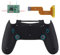 eXtremeRate Dawn 2.0 FlashShot con Remap Kit para ps4 Control CUH-ZCT2,Board de Actuelización&Carcasa Trasera&2 Botones Traseros&2 Gatillos Bloqueos para ps4 Mando JDM 040/050/055(Negro)