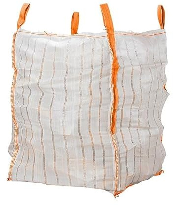 Big Bag 1m³ pour Bois | Sac Big Bag Ventilé capacité 1,5T | Sac pour Bois de Chauffage | Lot de 5 sacs