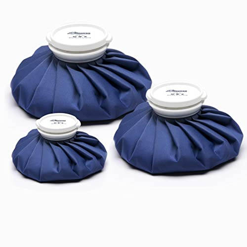 BICAREE Wiederverwendbare Eispackungen für Verletzungen, Wärme- und Kältetherapie und Schmerzlinderung, in 3 Größen (15,2 cm, 22,9 cm, 28 cm)