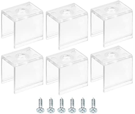 sourcing map 50 Stück Lichtschlauch-Montageclips Wandkanal-Montagehalter-Zubehör LED-Lichtstreifen Montagehalterung für 11,5 mm bis 12,4 mm wsserdichter LED-Lichtstreifen, durchscheinend