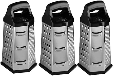 Grater 6-sided Box Grinder Multifunctional Vegetable Cutting Machine Shredder Manual Cheese Slicer Kitchen Tools Graters For Kitchen (Color : A)