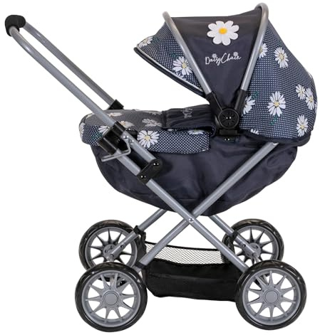 Daisy Chain Pocket Dolls Pram - For ages 18 months - 3 Years (Daisy Dot)