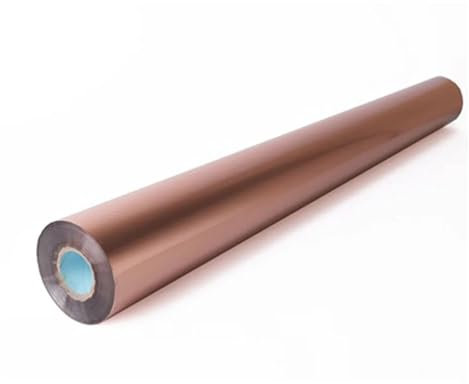 Goldfolie Matte Farbe, Heißprägung, 32 cm Breite, A3-Format, Folienrolle, verwendet, elektrochemisches Aluminium, Dumb Gold, Silber, Rose und Blau Blattgold Zum Basteln (Color : Matte Rose Gold)