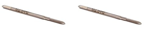 YWBL-WH 2 Stück Industrielle M2,5 HSS-Kegelstopfen-Gewindebohrer für Rechtsgewinde für den Maschinellen Einsatz, M2,5 X 0,45 Mm für Effizientes Gewindeschneiden