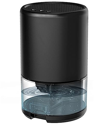 Reapyyt Deshumidificador secador para dormitorio para uso doméstico pequeño deshumidificador silencioso deshumidificador para sótano interruptor silencioso enchufe europeo negro