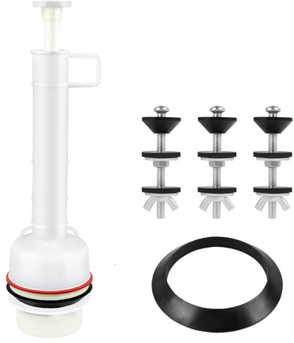 Toilet Flush Valve Replacement for Model # 211-11-1/2, Compatible with Mansfield Toilet Tank Models, Comes with Tank to Bowl Repair Kit, for Use with Mansfield Het Toilets