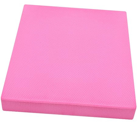 TOKIDNY Balance-pad Aus Tpe Rutschfeste Yoga-unterlage Stabilitätskissen Für Gleichgewichtstraining Fitnessgerät Für Heimtraining Und Rehabilitation Beidseitig Nutzbar Rosa